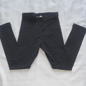 H&M Black and White Polka Dot Kids Leggings